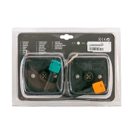 Bild von Bremslicht, LED, 100x100, weß/rot - Set, 2 Stk. 