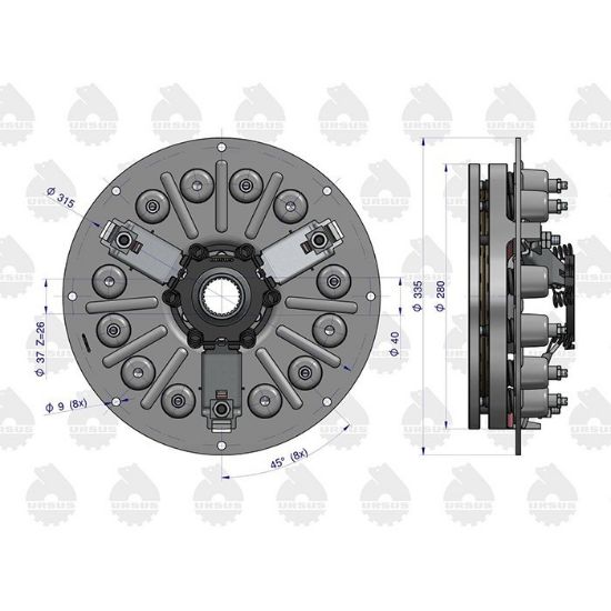 Bild von Kupplungsautomat, Ursus 335-3 Füße-alter Typ, 42212110