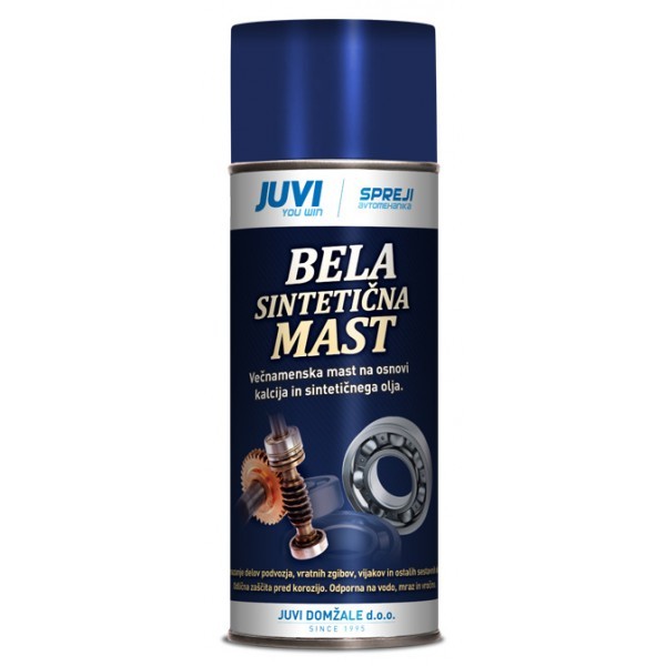 Slika Sprej bela sintetična mast 400 ml Juvi - večnamenska mast