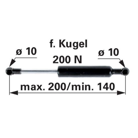 Bild von Plinska vzmet Fiat - 44910474, L=200,N=200