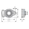 Slika Ležaj UCFA 204 - 2 luknji + navojni zatič