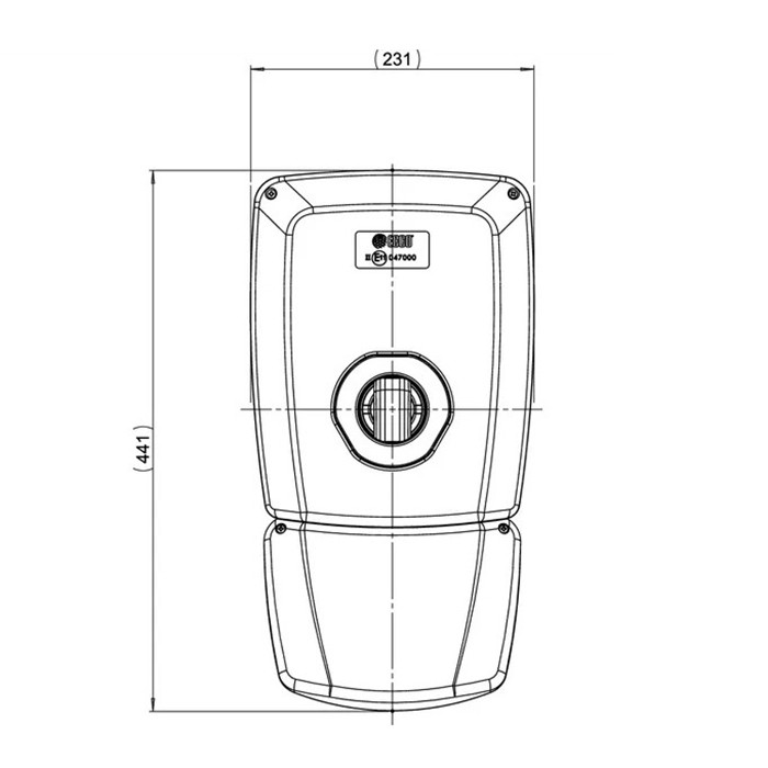 Bild von Doppelspiegel, 440x230mm, Case, 48079738 