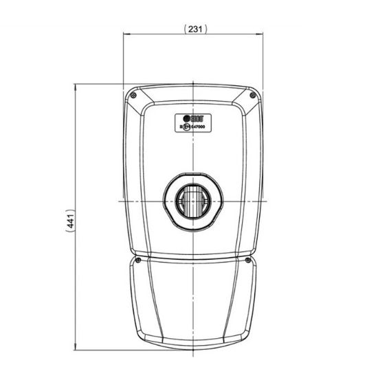 Bild von Doppelspiegel, 440x230mm, Case, 48079738 