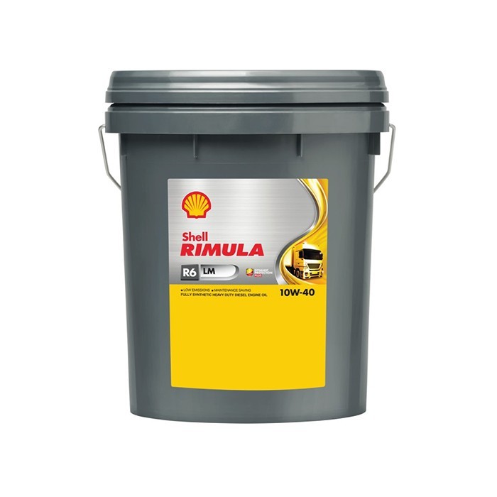 Picture of Engine oil Shell Rimula R6 LM, 10W-40, 20L