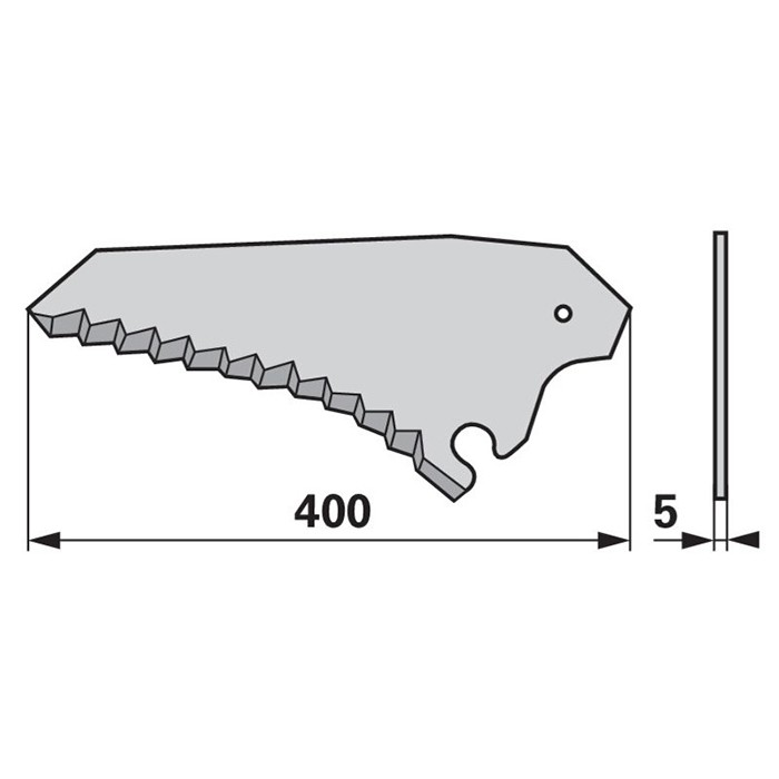 Slika Nož rezilni kose Krone serije Turbo 4000