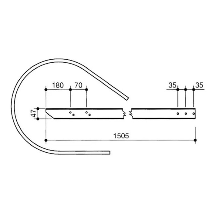 Slika Posnemalec balirke Welger 1120421301, 1115420501