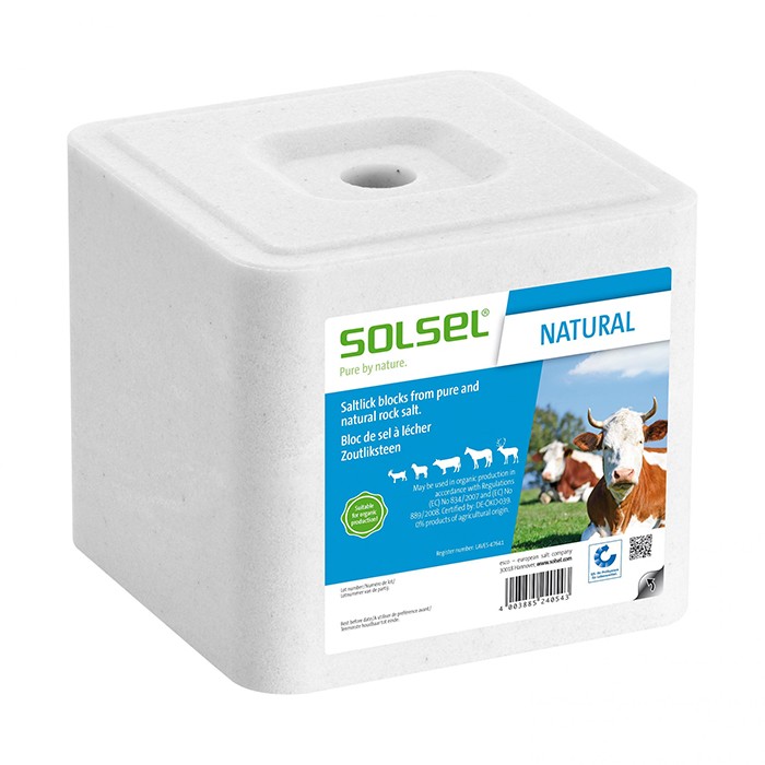 Picture of Salt lick stone Solsel, Eco Natural Salt, 10kg