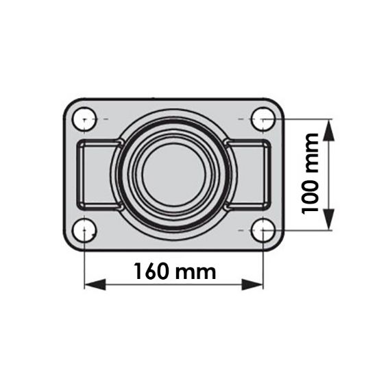 Bild von Flanschkupplung, Scharmüller, 160 x 100 mm  