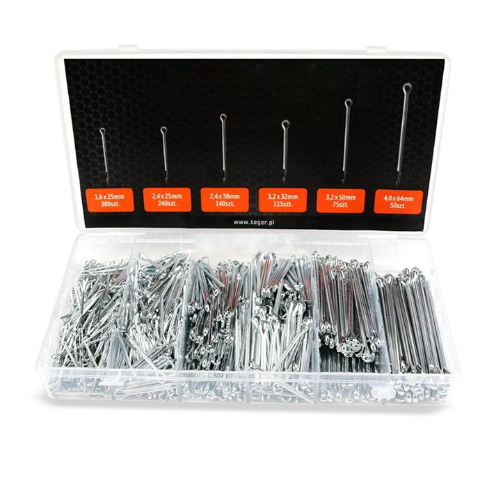 Picture of Cotter pins various - set, 1000 pcs