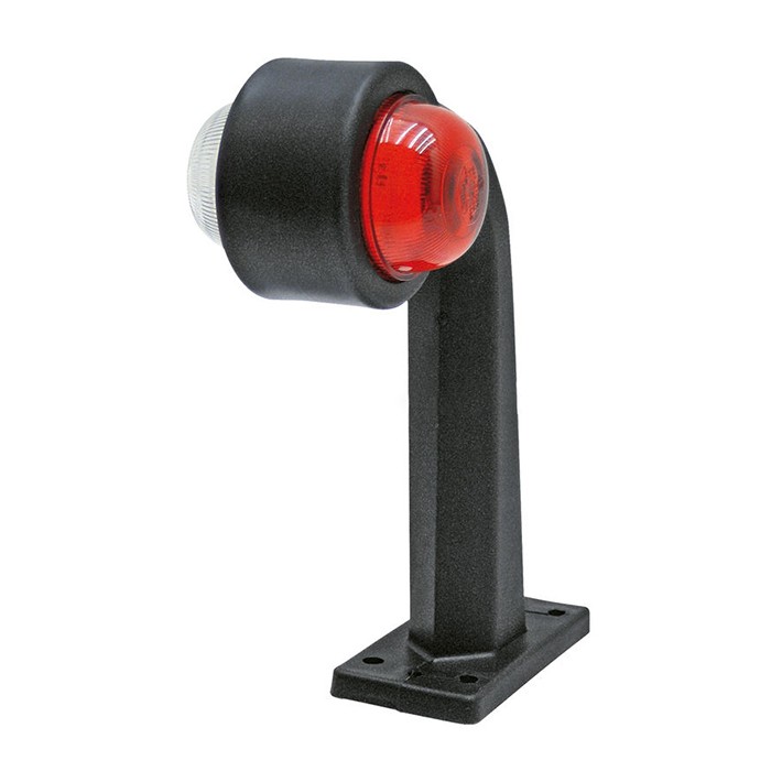 Picture of LED lamp on arm holder, white/red