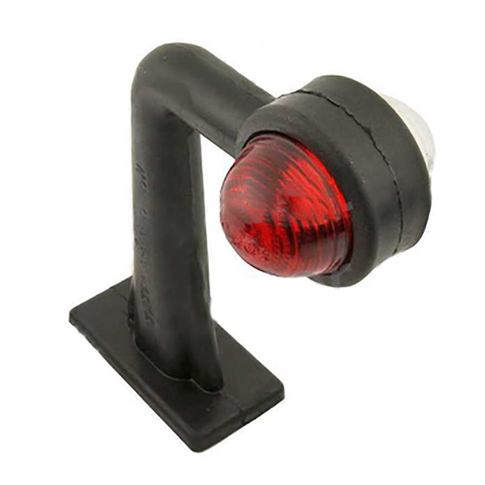 Bild von Begrenzungsleuchte, weiß/rot, mit Arm