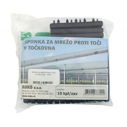 Picture of Sponka za mrežo proti toči - 9 točkovna (10 kosov)
