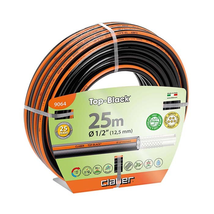 Bild von WASSERSCHLAUCH, TOP BLACK, CLABER, 1/2, 25m 