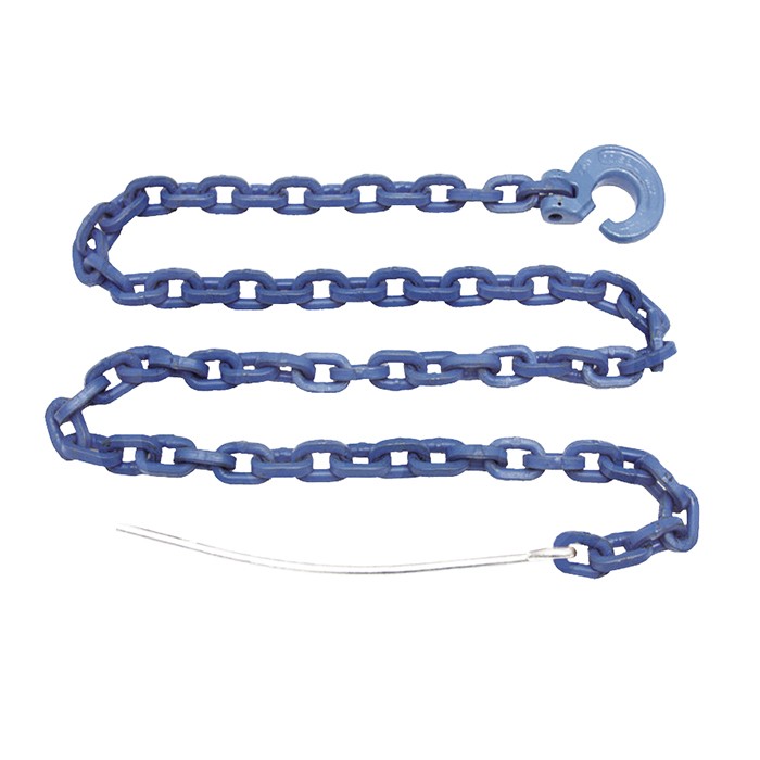 Picture of Forestry chain, 8x2000mm - angular, blue