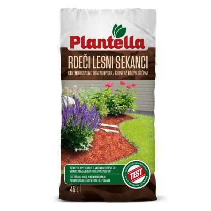 Slika Sekanci lesni rdeči 45L Plantella