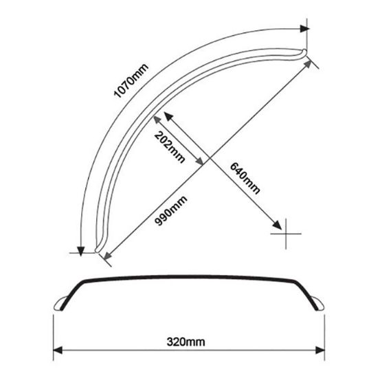 Bild von Blatnik PVC 640x320, L-1070mm