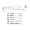 Slika Plinska vzmet amortizer pedala L-155,5mm F-50N 04414574