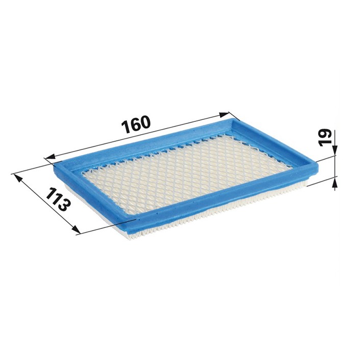 Picture of Filter zraka Briggs 397795 - 160x113x19 mm