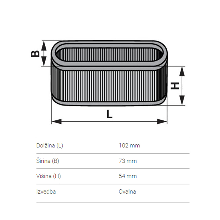 Bild von Filter zraka Honda 17210ZE0822