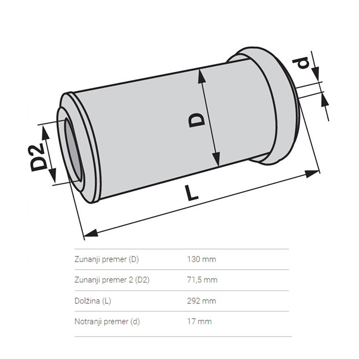 Bild von Filter zraka Indos 3,5 T - Kubota 17351-11080,P777240