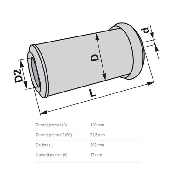 Bild von Filter zraka Indos 3,5 T - Kubota 17351-11080,P777240