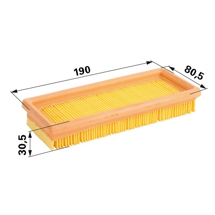 Bild von Filter zraka ploščati L=190xB=80,5mm Acme 359121300