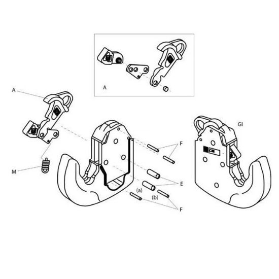 Bild von Set delov hitrega priklopa Cat. 3 - CBM
