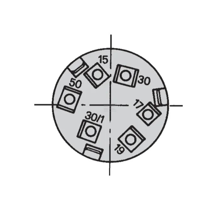 Bild von Stikalo kontakt-gretje-vžig Same 2.7659.071.0/30-Cobo 8 kon.