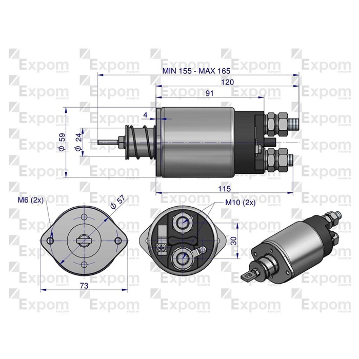 Bild von Magnetschalter für Starter, URSUS-PAL