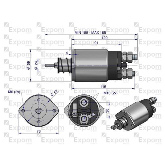 Bild von Magnetschalter für Starter, URSUS-PAL