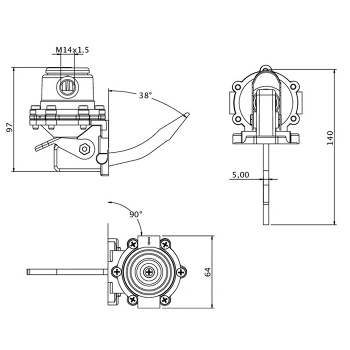 Bild von Kraftstoffvorpumpe, Same, Lamborgini 2.4519.300.0