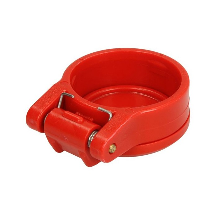 Bild von Schnellkupplungsdeckel mit Feder, rot