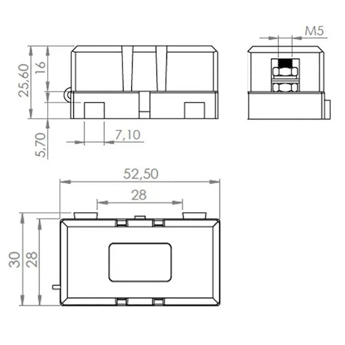Picture of Ohišje varovalk Midi 32V 100A