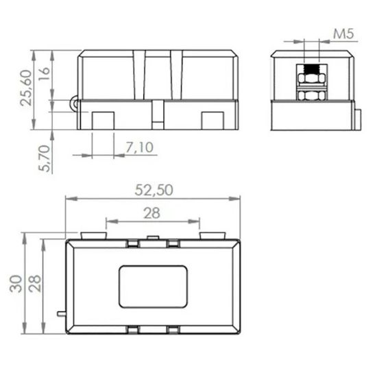 Picture of Ohišje varovalk Midi 32V 100A