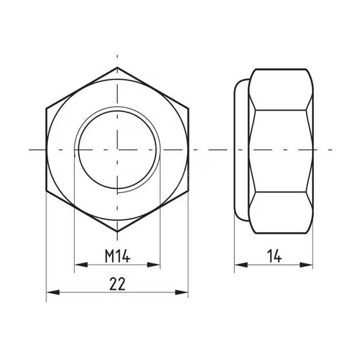 Picture of Matica vijaka kladiva mulčerja M14 x 2.0