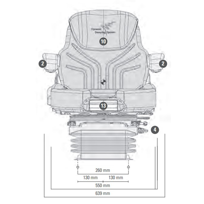 Slika Sedež Grammer Maximo Dynamic G1288545