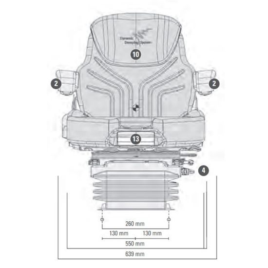 Slika Sedež Grammer Maximo Dynamic G1288545