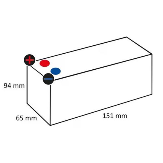 Bild von Akumulator Fulbat 12V 9AH Agm