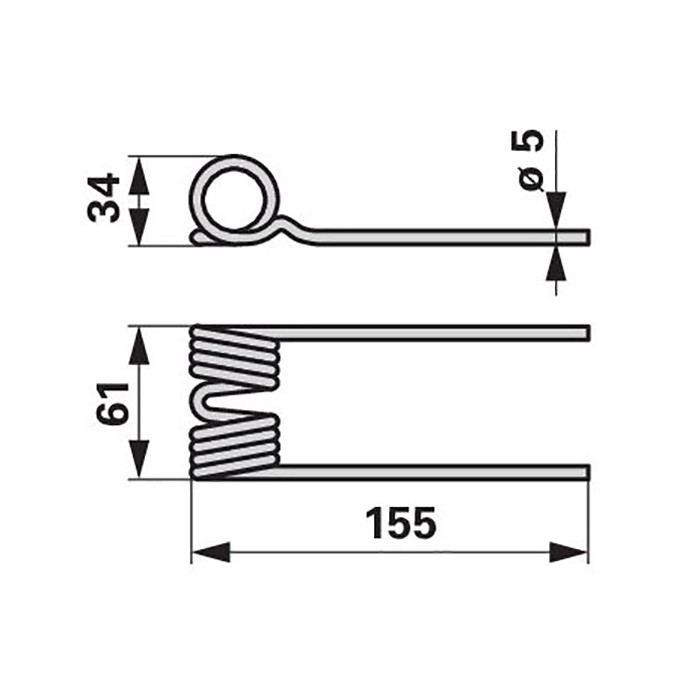 Bild von Krak vzmetni pobiralne naprave Mengele 02080423
