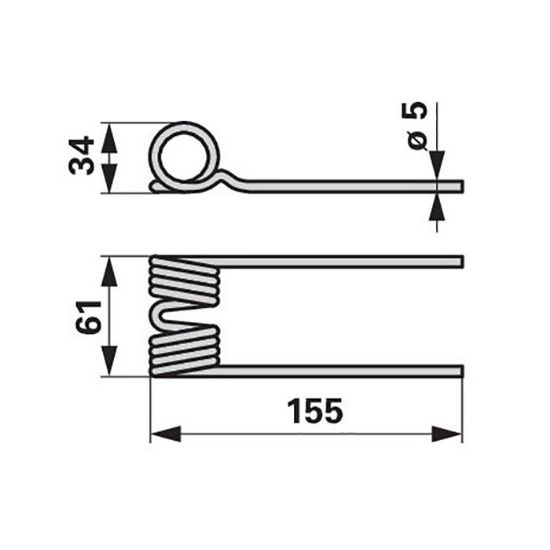 Bild von Krak vzmetni pobiralne naprave Mengele 02080423