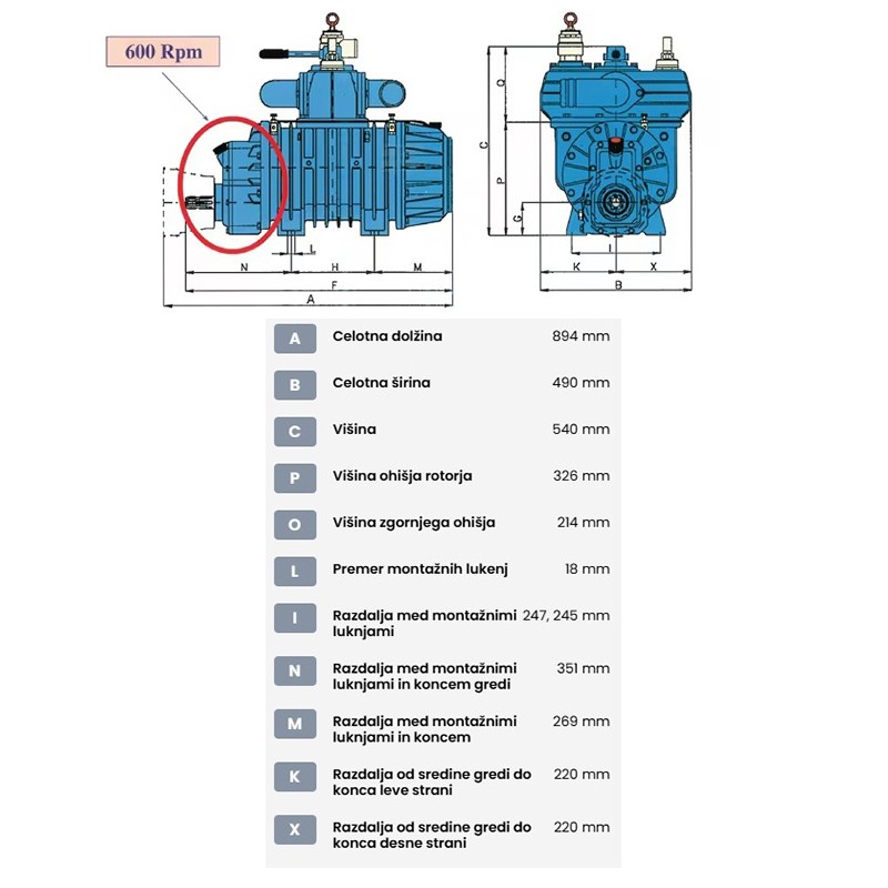 Picture of Črpalka vakumska Battioni Pagani STAR84M