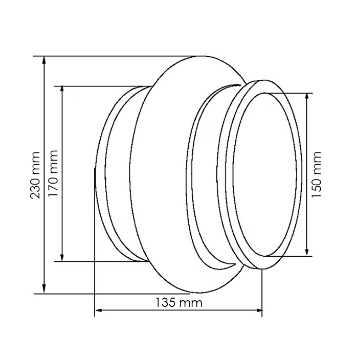 Bild von Manšeta gumi 6" 150mm cisterna/črpalka
