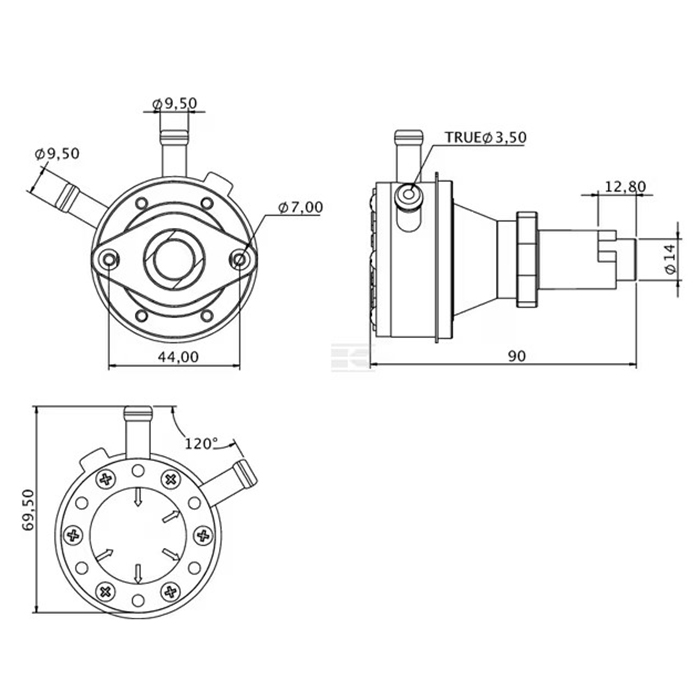 Slika AC črpalka goriva Kubota 15381-52030