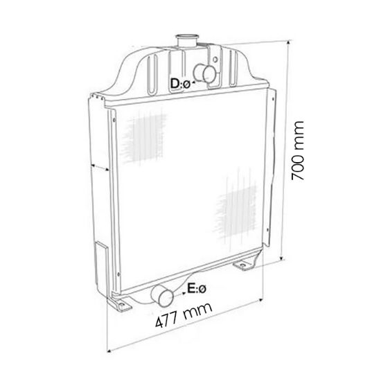 Slika Hladilnik vode Case serija CX - 222890A5