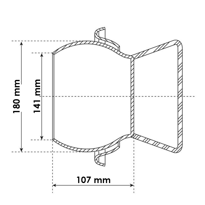 Slika Kapa zaščitna s tesnilom 6" pocinkana