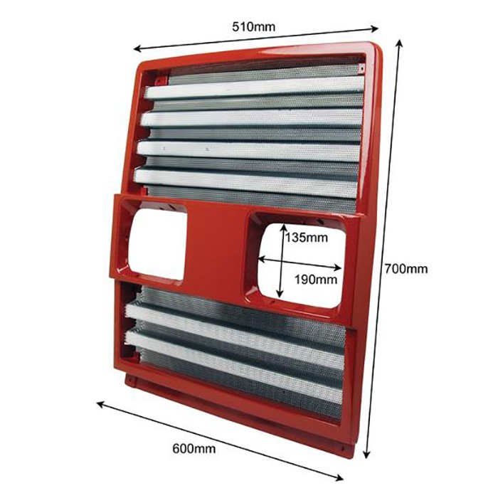 Slika Maska sprednja pokrova motorja Fiat 70-90, 5132683