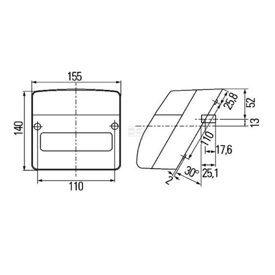 Picture of Right tail light Steyr 1-34-676-001