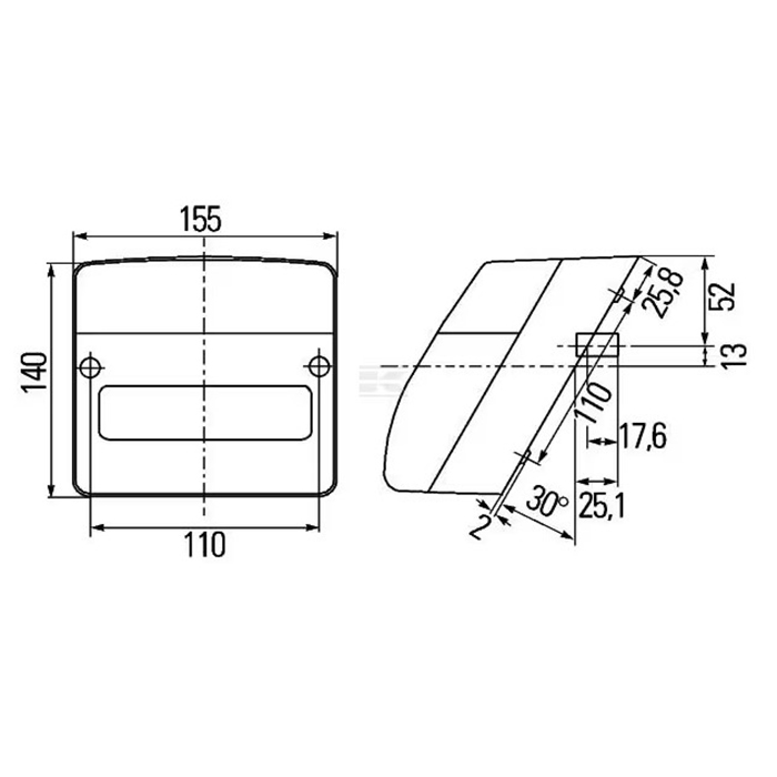 Bild von Linkes Rücklicht Steyr 1-34-676-002