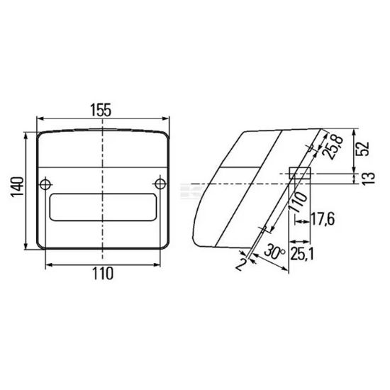 Bild von Linkes Rücklicht Steyr 1-34-676-002