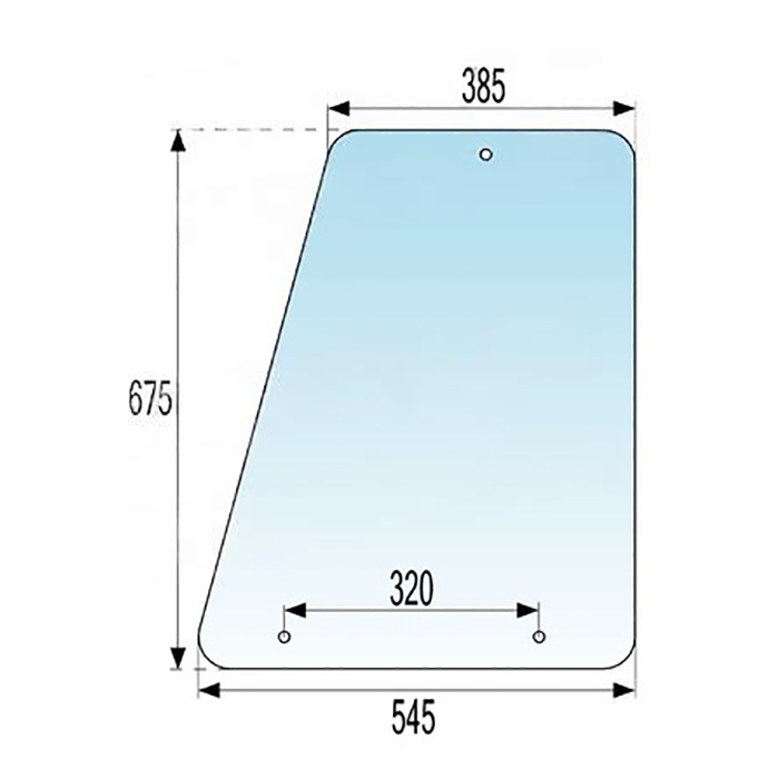 Bild von Steklo vrat zgornje UTB Orašje (brez gretja) levo ali desno